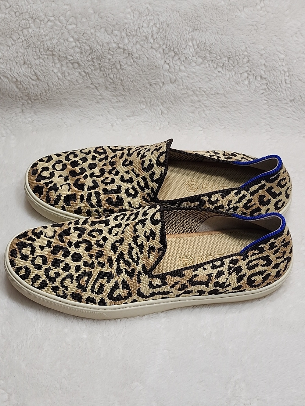 Rothy's The Original Slip On Loafers Washable Animal Print Shoes Sz 10 - Picture 13 of 16